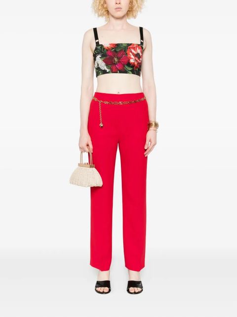 Dolce & Gabbana floral-print top - Black