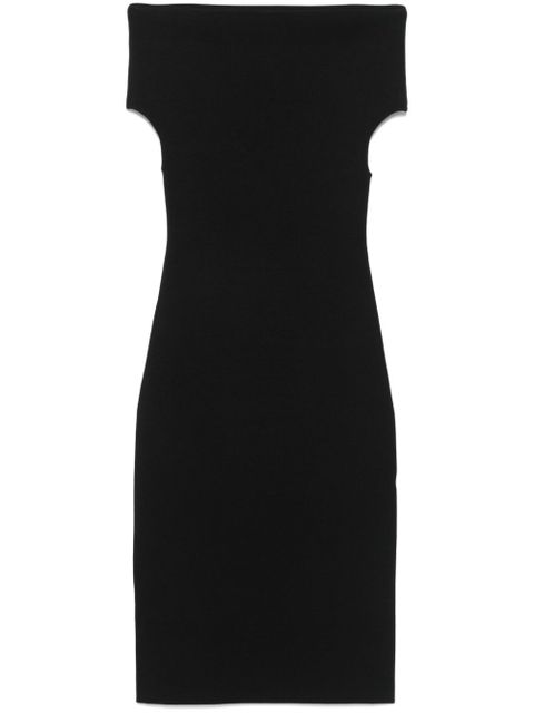 TOTEME double-knit maxi dress - Black - zdjęcie produktu nr 1