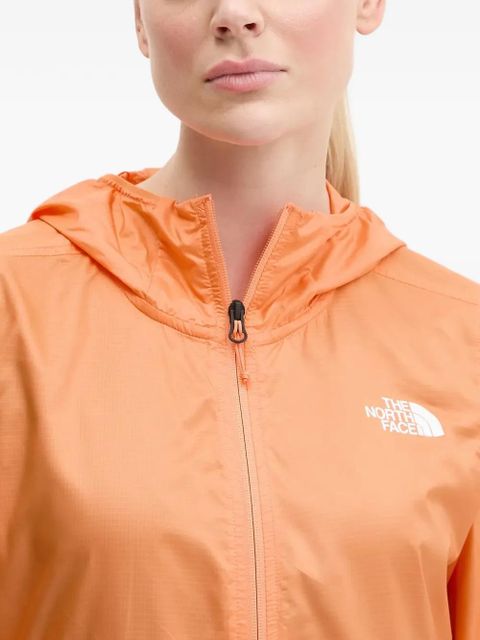 The North Face hooded zip performance track jacket - Orange