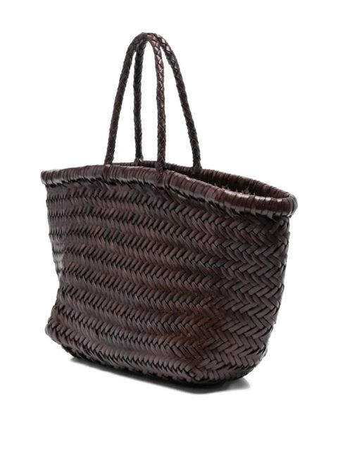 DRAGON DIFFUSION small Triple Jump tote bag - Brown - zdjęcie produktu nr 2