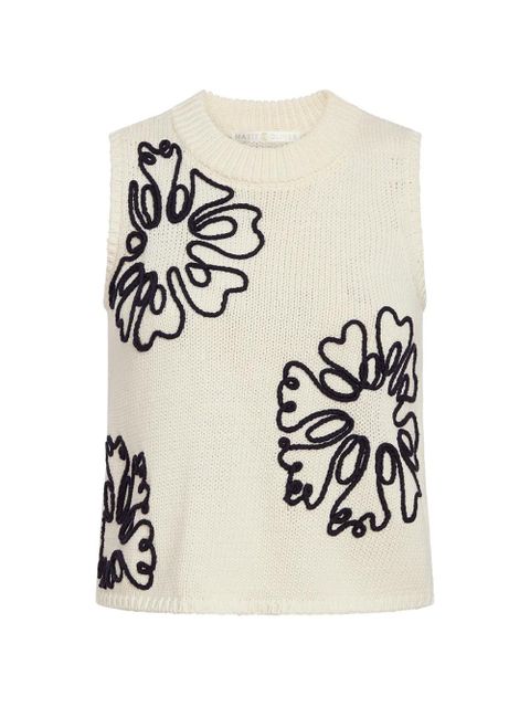 Marie Oliver Natasha floral top - Neutrals - zdjęcie produktu nr 1