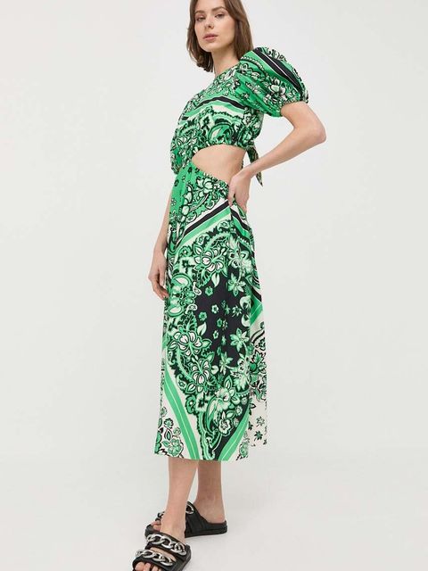 Red Valentino sukienka bawełniana - zdjęcie produktu nr 2