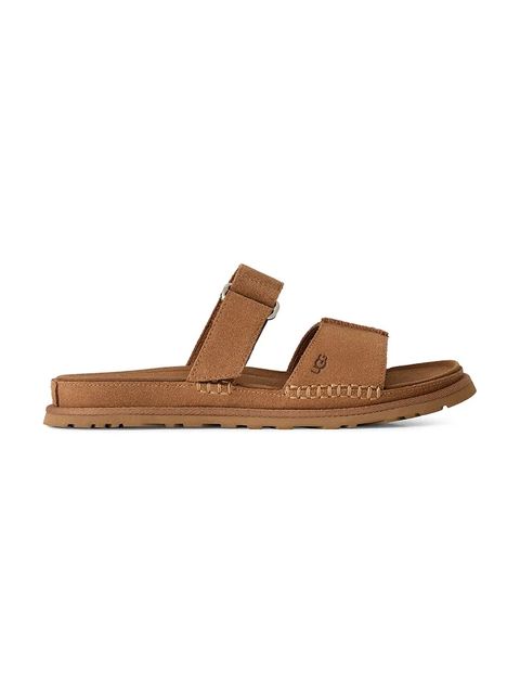 UGG klapki zamszowe W Goldengaze Slide - zdjęcie produktu nr 1