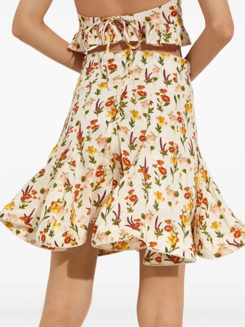 Agua By Agua Bendita Cerezo Clementina mini skirt - Neutrals