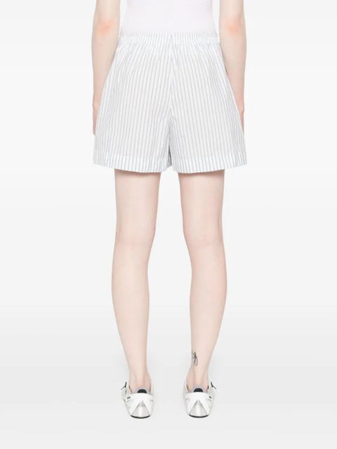 Moncler striped shorts - Blue