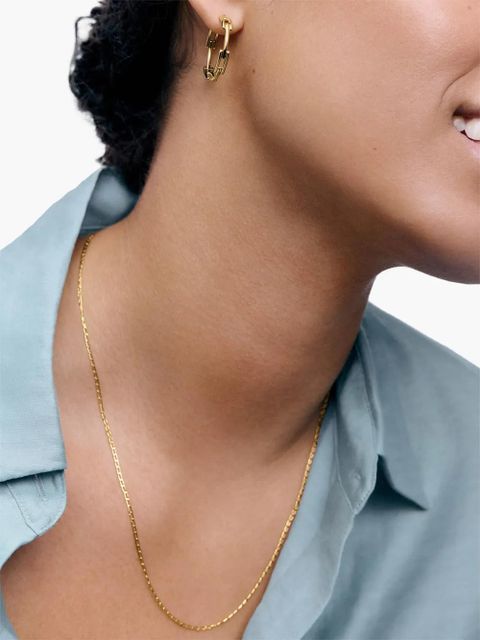 Monica Vinader medium Link earrings - Gold - zdjęcie produktu nr 2