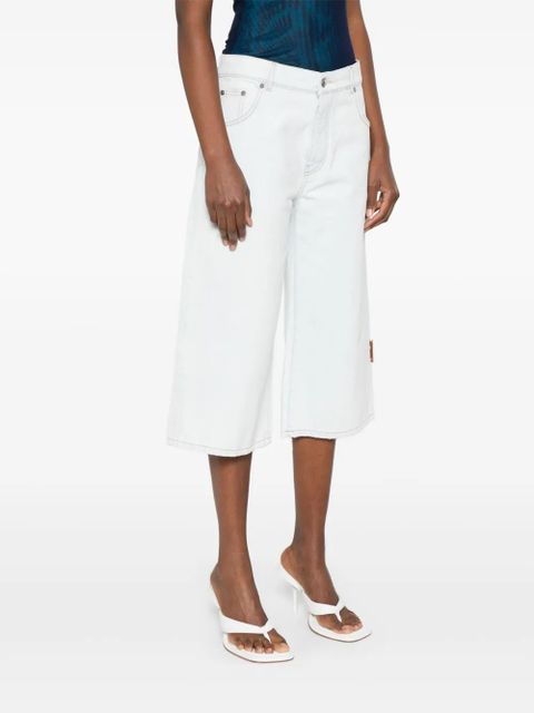 Off-White five-pocket denim shorts - Blue