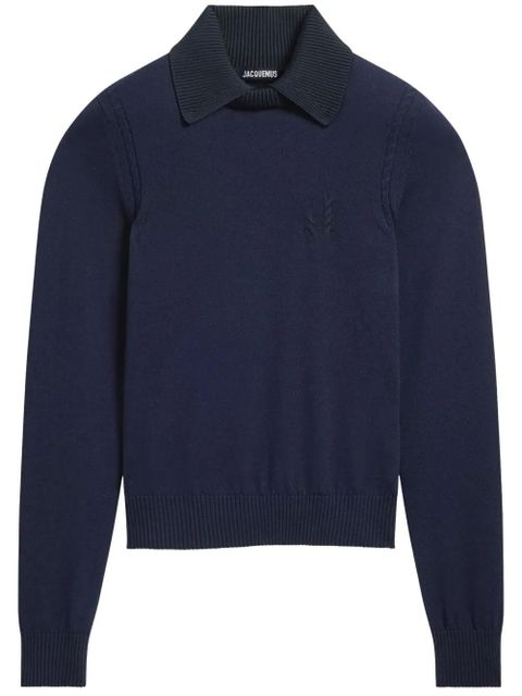Jacquemus La Maille Tricot sweater - Blue - zdjęcie produktu nr 1