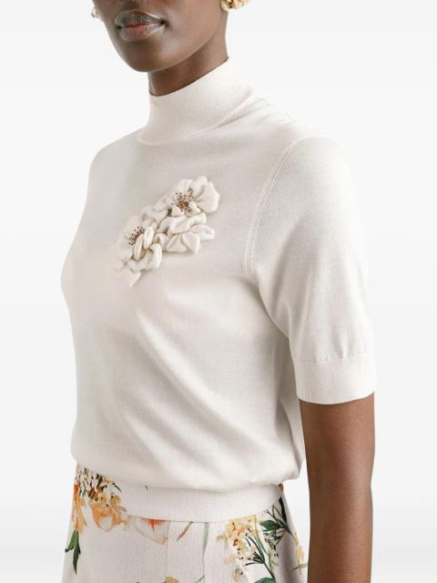Dolce & Gabbana silk knitted top - White