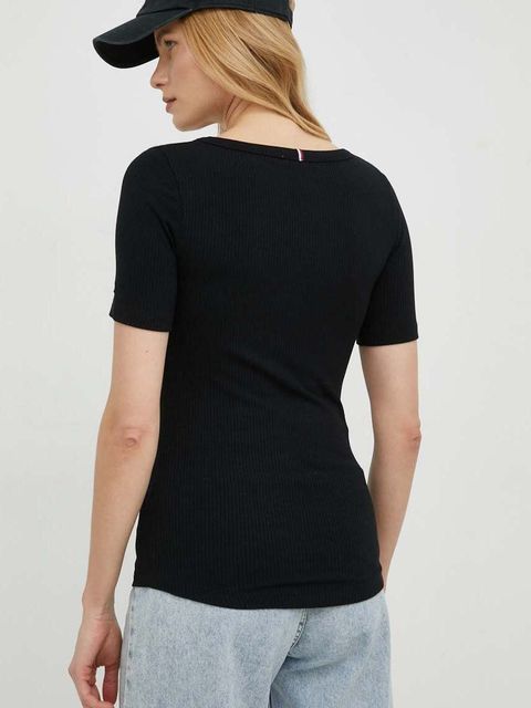 Tommy Hilfiger t-shirt damski kolor czarny