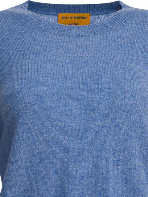 Guest In Residence ribbed-hem sweater - Blue