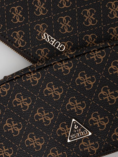 Guess torebka NOELLE kolor brązowy HWQG96 72710