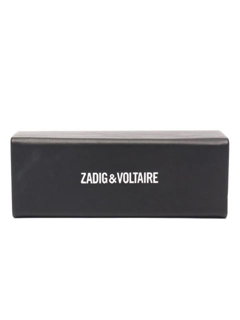 Zadig&Voltaire stud-embellished logo sunglasses - Black