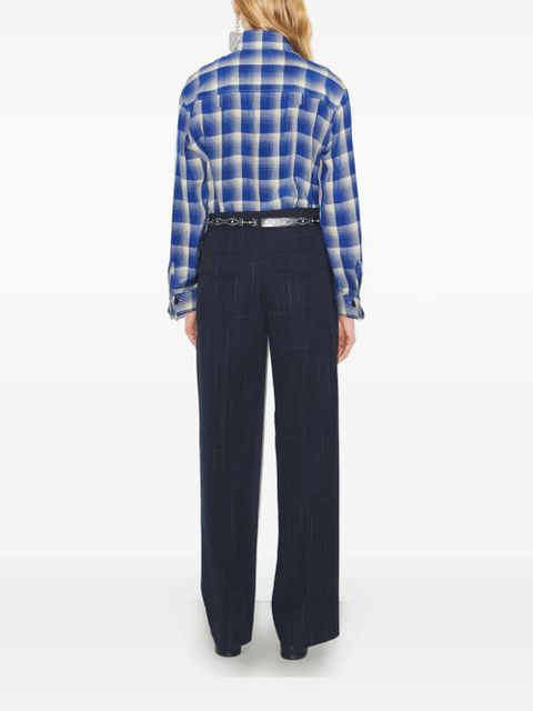 Tory Burch plaid shirt - Blue