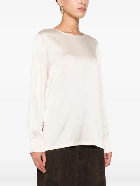 Max Mara long sleeve blouse - Neutrals