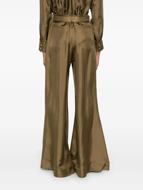 ZIMMERMANN Crush trousers - Green