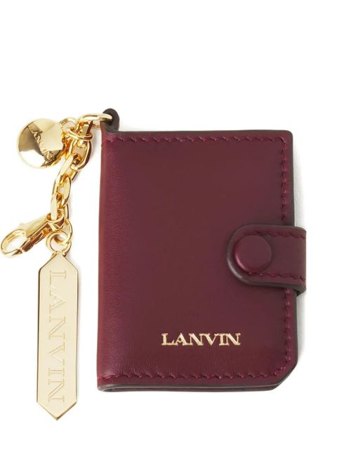 Lanvin leather keyring cardholder - Red - zdjęcie produktu nr 1