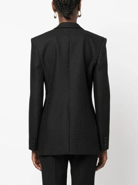 Givenchy 4G jacquard wool blazer - Black
