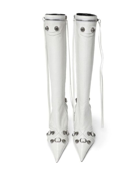 Balenciaga Cagole point-toe boots - White