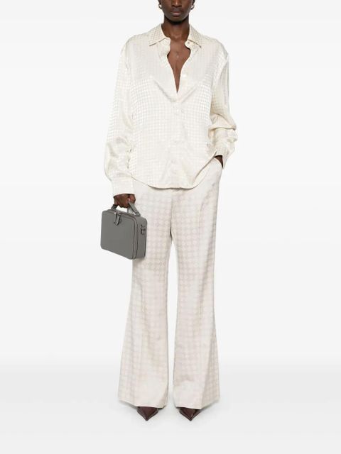 AMIRI MA-monogram shirt - Neutrals