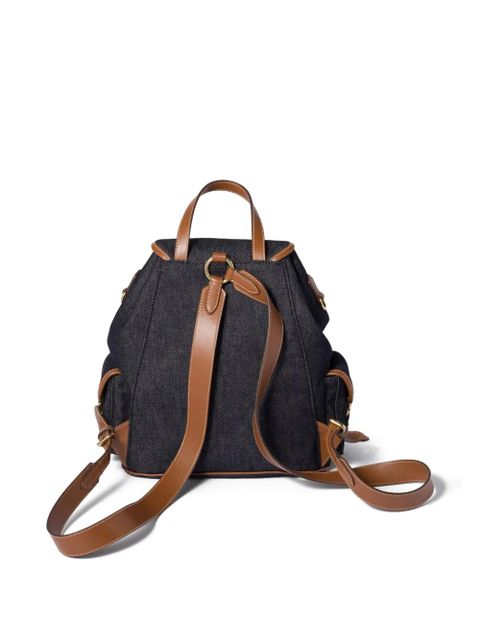 Miu Miu denim backpack - Blue - zdjęcie produktu nr 2