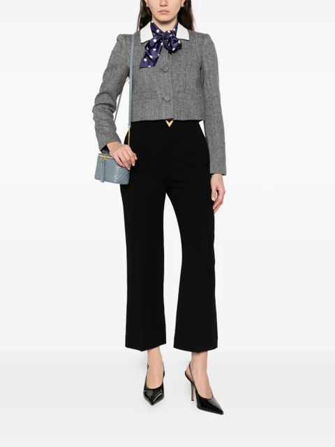 Valentino Garavani vltn straight-leg trousers - Black - zdjęcie produktu nr 2