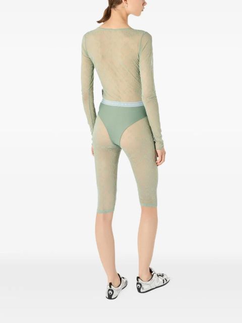 Marine Serre Moonogram T-shirt - Green