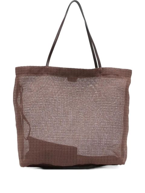 The Row Barn mesh tote bag - Brown - zdjęcie produktu nr 1