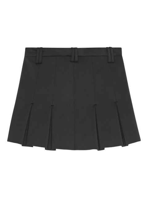 GANNI logo-plaque mini skirt - Black - zdjęcie produktu nr 2