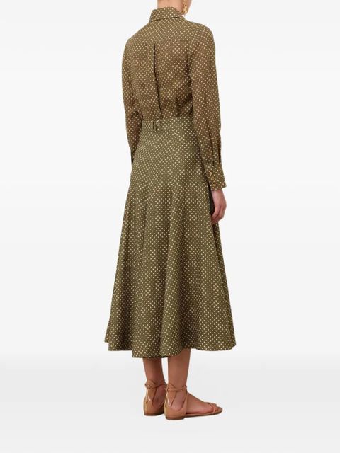 ZIMMERMANN Luna Cargo midi skirt - Green