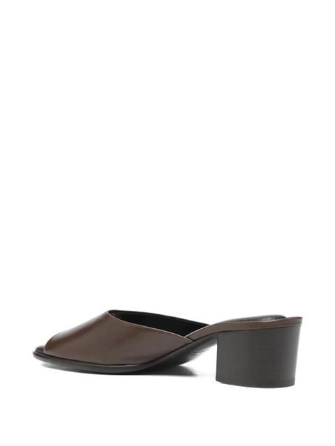 LEMAIRE square-heel sandals - Brown