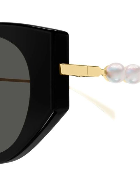 Gucci Eyewear GG1970SA pearl cat-eye sunglasses - Black