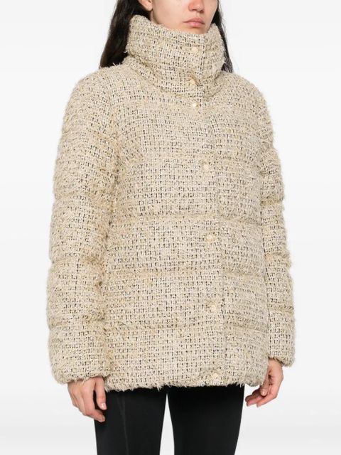 Moncler high-neck jacket - Neutrals