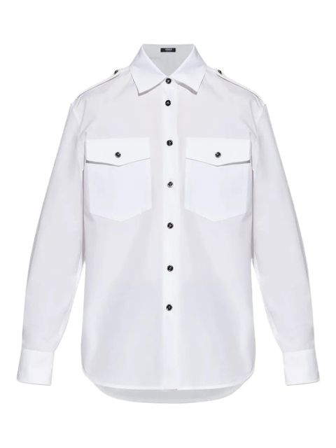 Versace flap-pocket buttoned shirt - White - zdjęcie produktu nr 1