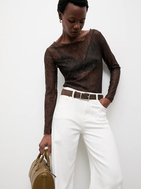 Answear.LAB bluzka damska kolor brązowy