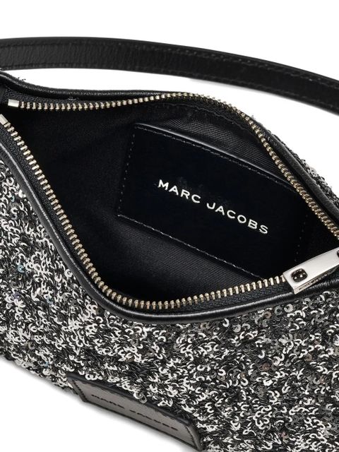 Marc Jacobs sequina charm shoulder bag - Silver