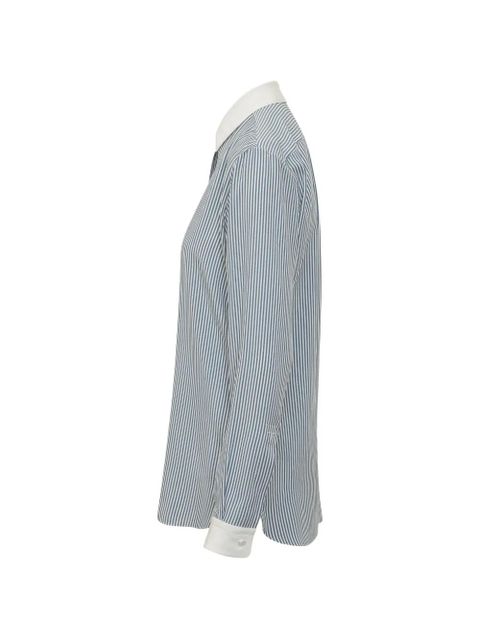 TOM FORD striped silk shirt - Blue