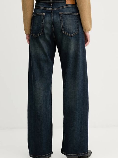 United Colors of Benetton jeansy damskie kolor granatowy 44NMDF0AL - zdjęcie produktu nr 2