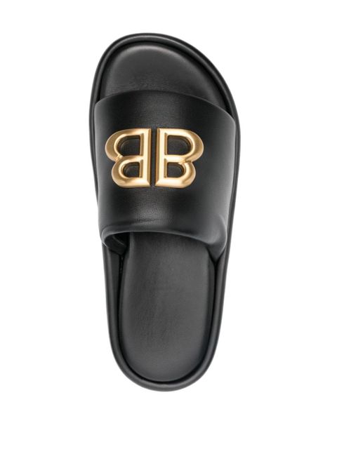 Balenciaga Rise slides - Black