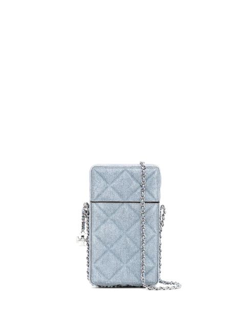 Tory Burch Fleming phone crossbody bag - Blue - zdjęcie produktu nr 1