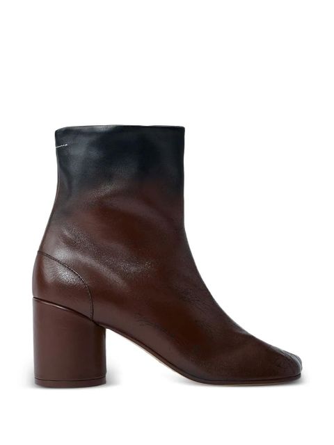MM6 Maison Margiela anatomic leather ankle boots - Brown - zdjęcie produktu nr 1