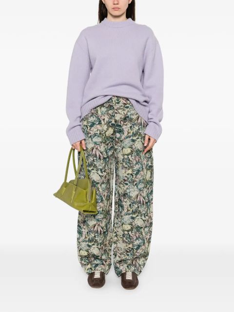 GANNI floral trousers - Neutrals - zdjęcie produktu nr 2