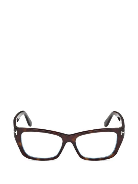 TOM FORD Eyewear square-frame glasses - Brown - zdjęcie produktu nr 1