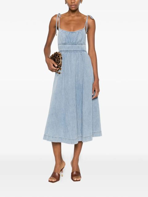 ZIMMERMANN sleeveless midi dress - Blue