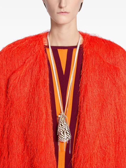 DRIES VAN NOTEN embellished pendant necklace - Silver - zdjęcie produktu nr 2