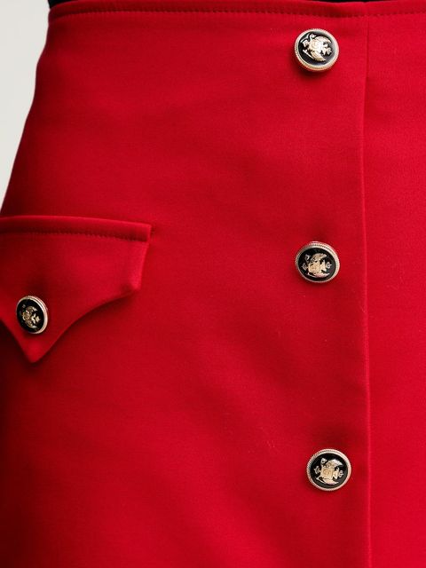 Morgan spódnica kolor czerwony mini prosta JADOR.F