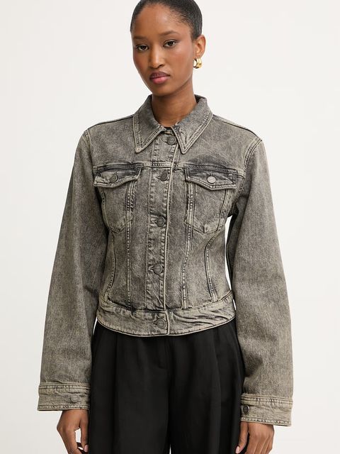 Pinko krótka kurtka damska jeansowa - zdjęcie produktu nr 1