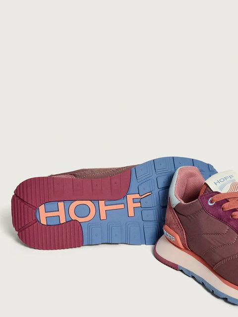 Hoff sneakersy TRACK & FIELD BURGUN damskie kolor bordowy 22517004