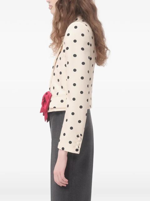 Valentino Garavani polka-dot blazer - Neutrals