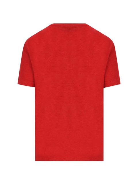 Loro Piana crew-neck T-shirt - Red - zdjęcie produktu nr 2